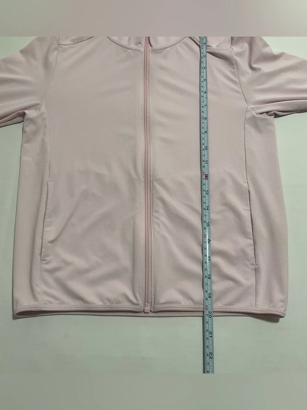 Uniqlo Kids Girls Pink Light Weight Hooded Zip-up Jacket - Size 140